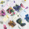 240Pcs Blumen Scrapbooking Stickers Set,Bullet Journal Sticker Zubehör Journaling Scrapbook Aufkleber für Planner Album, Notebook, fotoalbum Diary DIY Art Crafts
