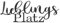 Wandschriftzug LIEBLINGSPLATZ schwarz aus Metall L55cm Wandschild Schriftzug