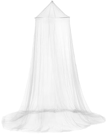 White Dome Mosquito Net Mosquito Net without Door Bed Canopy Mosquito Net for Bed Large Dome Hanging Bed Net Tent White Dome Tent for Children Mosquito Proof for Bedroom Decorative Travelling Camping