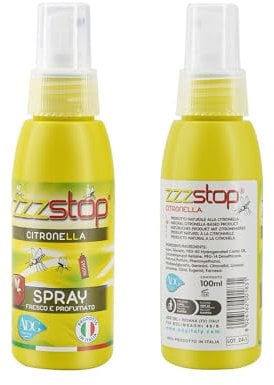 HW CASA Citronella Spray Zanzare,2 Confezioni da 100 ml,Made IN ITALY Spray Antizanzare,Aggiunta Essenza Naturale Antizanzare Spray Antizanzare Bambini,Spray Zanzare Esterno per Giardino, Viaggio