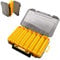 Fishing Lure Tackle Box - 14 Compartment Double Sided Lure Box with Handheld Storage for Various Fishing Accessories