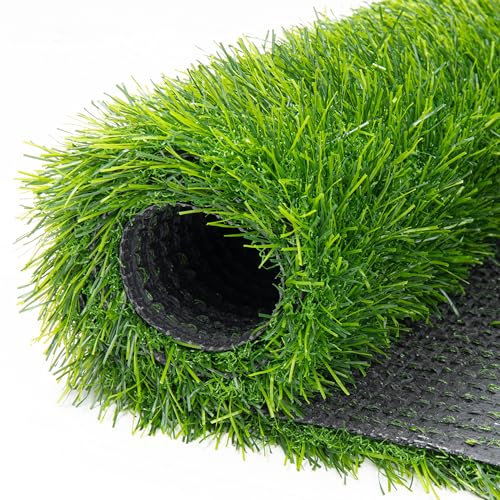 TAPISO Canyoo Césped Artificial Altura De 03mm Hierba Sintética Jardín Terraza Balcón Piscina Alfombra Exterior Color Verde Resistente Césped por Metros Césped A Metros 300 x 500 cm