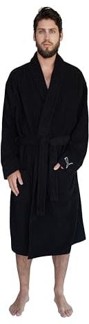 PUMA Bademantel für Damen und Herren - Black - Gr. L/XL