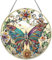NIEEKRUN Diamond Painting Fensterbilder & Anhänger – Schmetterling, Girlande mit Kette, Wandbehang Kits für Fenster und Eingang