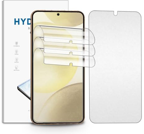nvskvd Pellicola Opaca per Samsung Galaxy S24+, 3 Pezzi TPU Antiriflesso Pellicola Protettive idrogel, Matt Protezione Schermo, Anti Impronta (Non Vetro Temperato)