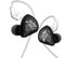 Per cuffie intrauricolari KZ ZST X con vestibilità comoda, trasmissione del segnale migliorata e capacità audio dinamiche (nero senza microfono)