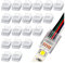 20 Stück LED Strip Connector 5 polig 12mm, LED lötfrei Streifenverbinder,5Pin Verbindungskabel Verbinder, für 12mm Breite SMD 5050 RGBW LED Strip