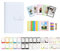 Aisnyho Instant Film Accessories Kit for Instax Mini LiPlay 12 11 9 8+ 8 evo 99 SE 40 90 70 50S 26 25 7S Camera,Include Album/Film Stickers/Magnetic Photo Frames/Hanging Frame (Clay White)