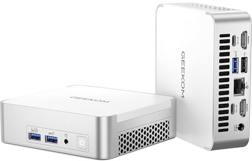GEEKOM Mini PC XT13 Pro i9 13900HK - NUC13 Alternative, 3 Jahre Abdeckung, mit 32 GB RAM 1 TB SSD Speicher(Max. 2 TB), 6 USB(8K Quad-Display), Micro Desktop PC W-11 Pro für Office/Home