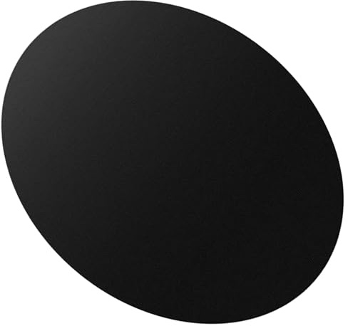 TOVINANNA Tapis de Cuisson Barbecue Rond 40 CM Noir en PTFE Pratique et Léger pour Gril Extérieur Portable 1 Pièce