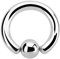 Treuheld® Klemmring Piercing BCR Ring - Silber - Edelstahl/Chirurgenstahl - Dick & Groß - Klemmkugelring - 2,5x22mm