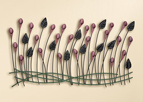 Wanddeko Calla Metall 80 cm (G68157) Wandobjekt Wandbild Wandschmuck