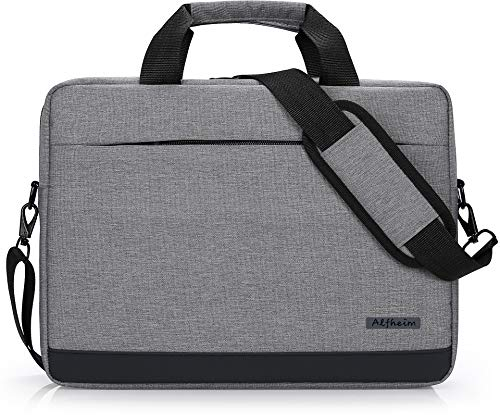 Alfheim Laptop Bag with Shoulder Strap 14 Inch Men Women Lightweight Waterproof Soft Computer Briefcase for Business Work Notebook Ultrabook Compatible with Macbook Air/Macbook Pro 14 inch A2442