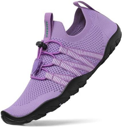 SAGUARO Chaussures de Randonnée d'été Unisexes Chaussures de Sports Nautiques pour Homme Chaussures de Natation Antidérapantes avec Trous d'évacuation Violet 42 EU