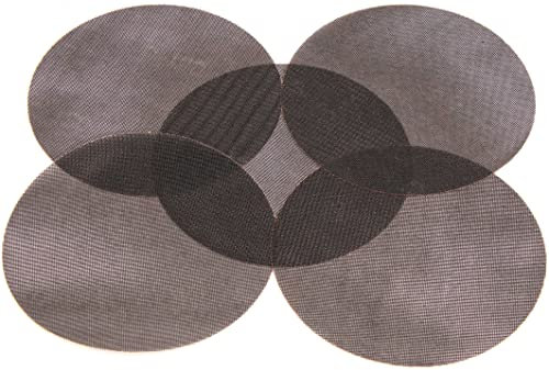 Schleifgitter für das schleifen von Parkett Weichholz Lackzwischenschliff Ø 30cm - Schleifnetz für Einscheibenmaschine zb Floorboy xl 300 - Schleifen von- Holz (5x K60)
