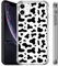Slavna Cow Print Phone Case for iPhone 11, 11 Pro, 11 Pro Max, 12, 12 Mini, 13, 13 Mini - Transparent, Shockproof, Bumper Case