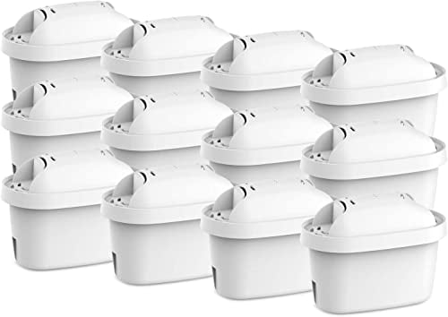 AQUA CREST TÜV SÜD, NSF Zertifizierte Wasserfilter, Ersatz für Brita® Maxtra Pro® All-in-1, Maxtra+® Plus Filterkartuschen, Kompatibel mit Brita® Marella® Kanne (12)