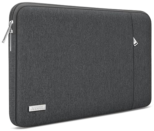 TECOOL 14 Pulgadas Funda Portátil para 14'' Lenovo thinkpad ideapad HP Pavilion Acer DELL Chromebook PC Notebook, Macbook Air 15 M3 M4 2025-2023,Protectora Funda Ordenador Impermeable 14,Espacio Grau