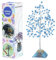 Türkise Kristalle und Edelsteine, Baum des Lebens, Kristallbaum auf Scheibenbasis, dekorative Wohnaccessoires, Geschenke für Frauen, Geburtstag, einzigartig, 7.5 Zoll