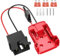 Azocek Power Wheel Adapter Kompatibel mit Milwaukee 18V Akku mit Kabelbaum Stecker Kompatibel mit 12 Volt Power Wheel, 12AWG Draht mit 40A Sicherung