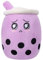 HXPLN Bubble Tea Kuscheltier 50cm, Kawaii Plüschtier, Kissen Süße Plüschtiere für Mädchen und Jungen, PlüSch Spielzeug für Kinder Erwachsene (Lila)