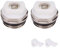 Ajuste Lot de 2 soupapes de purge de radiateur en laiton avec tête rotative en plastique 3/4