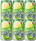 ASAHI CALPIS SODA Melon Cream Soda Japanese Canned Soft Drinks 350ml (Pack of 6)