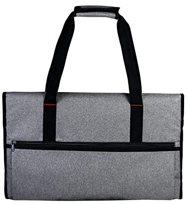 Adjustable Computer Carry Bag - Protective Monitor Travel Bag with Multiple Pockets for 20-24 Inch Screen