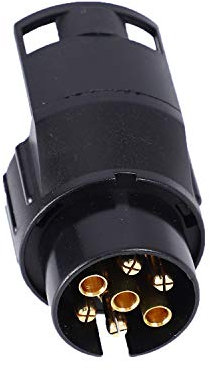 Keallans 7 a 13 pin adaptador remolque 12 V caravana camión enganche remolque eléctrico convertidor N tipo plástico