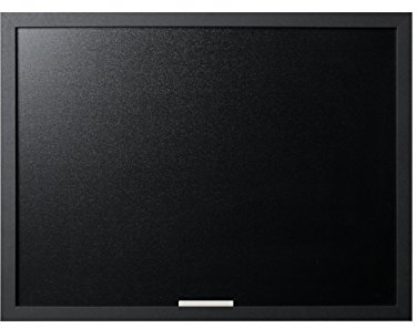Bi-Office, Blackboard Optimum, Kreidetafel mit Schwarz Matt MDF Rahmen, 60x45cm