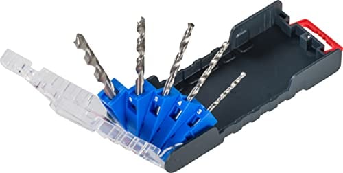 kwb PowerBox Metallbohrer-Satz – Bohrer-Set, 5-teilig, HSS-Stahl