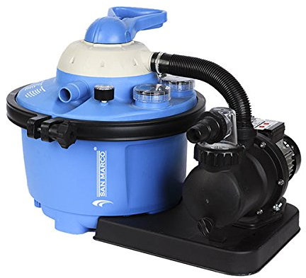 Filtro A Sabbia da 8,5 M3/H Fino A 40 M³ per Piscine fuoriterra interrate (8,5 Metri cubi con prefiltro)