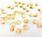 100 Stück Dekodiamanten 12 mm Dekosteine Streudeko Tischdeko (Orange)