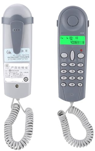 Telefon Telefonleitungstester,C019 Wired Butt Test Check Lineman Werkzeugkabelsatz Mit 3 Externen Steckköpfen Und Stecker, Unterstützt FSK/DTMF Dual System Caller ID(Blau)