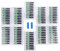 100 Pcs Fibre Optique Connecteur Rapide SC/APC Embarqué Fibre Optique Rapide Connecteur Rapide Adaptateur de Connexion avec Fibre Optique Longueur Capteur pour FTTH