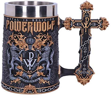 Nemesis Now Powerwolf Metal is Religion Rock Band Chope sous licence officielle Noir