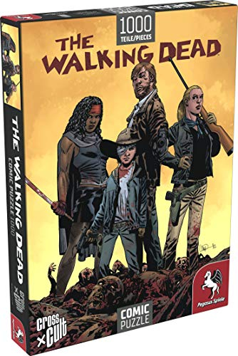 Pegasus Spiele 76000G - Puzzle: The Walking Dead (Die Zombiejäger), 1.000 Teile