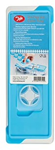 Tala Push Out Ice Cube Tray with No-Spill Removable Lid, Quick and Easy Release Silicone Based Will Release Contents with Ease, Round ice Cube Shape