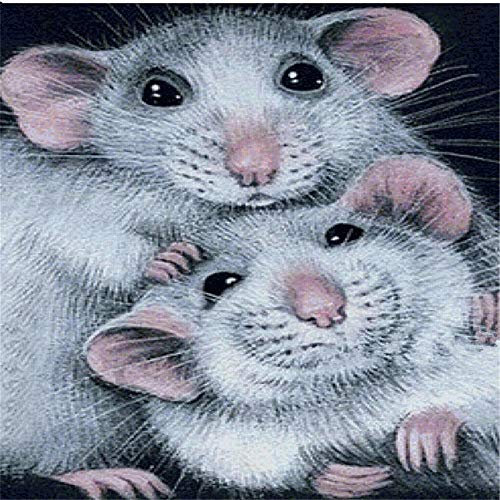 Yingxin34 Puzzle 1500 Teile Zwei Mäuse, Farbenfrohes Puzzle für Erwachsene und Kinder ab 14 Jahren Klassische Puzzles Geschicklichkeitsspiel für die ganze Familie-35x23 Zoll (87 x 57cm)