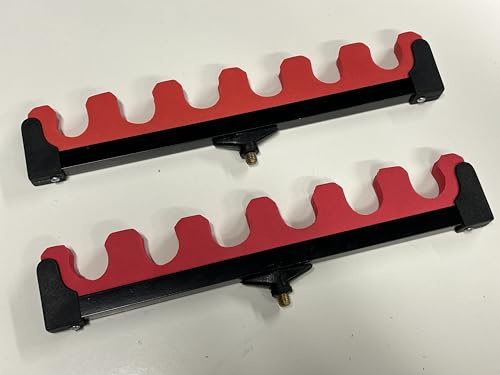 TMC 2 x Pole fishing Roosts. 6 section roosts, 32cm long, with end caps