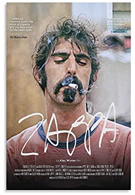 GNKIO Zappa Alex Wintre Movie Poster Poster Dekorative Malerei Leinwand Wandkunst Wohnzimmer Poster Schlafzimmer Malerei 12x18inch(30x45cm)