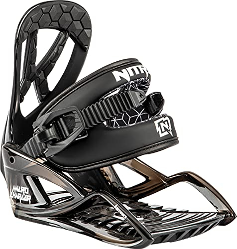 Nitro Unisex Jugend Micro Charger BDG (polybag) ´22 Snowboardbindung, Black, XS
