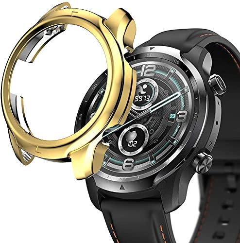 Tyogeephy Cover Custodia Compatibile con TicWatch PRO 3 Custodia Morbido TPU Antiurto Custodia Protettivo Cover Paraurti Protector per TicWatch PRO 3 GPS Smartwatch