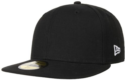 New Era 59Fifty Essential Cap Basecap Baseballcap Flat Brim Fitted (7 1/4 (57,7 cm) - schwarz)