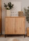 möbelando Kommode Korsika in Dekor Artisan Oak. Abmessungen (BxHxT) 81x87x40 cm