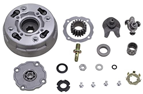 TRKIMAL Embrayage semi-automatique à 18 dents pour moteurs de motos tout-terrain 50 cc, 70 cc, 90 cc, 110 cc, 125 cc, 135 cc