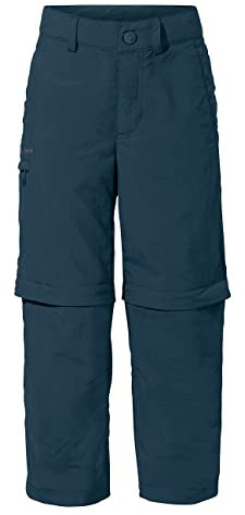 VAUDE Unisex Kinder Kids Detective Antimos Zo Pants Hose, Dark Sea Uni, 122-128 EU