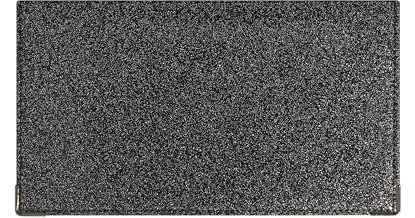 Color Pop Protège chéquier – Fabrication Française – PVC Disco – 2 Poches Cartes Format Carte bancaire + 1 Poche Toute la Largeur – 10,4 x 18,7 cm (Gris foncé)