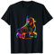 90er 80er Jahre Motto Party Outfit Rollschuhe T-Shirt