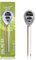 Garden Pack 3-in-1 Pflanzenfeuchtigkeitsmessgerät pH - Feuchtigkeit - Lichttester - Indoor & Outdoor Pflanzenboden-Test-Kit - Keine Batterien erforderlich